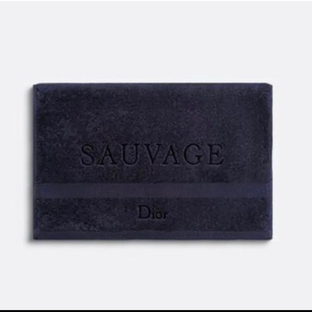 Dior Men's Navy Blue Sauvage Hand/Face Towel
